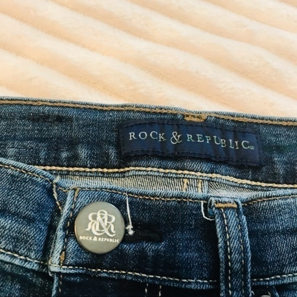 Rock & Republic Berlin Skinny Jeans Size 4 27 - Picture 6 of 8